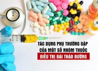 Tác dụng phụ thường gặp của một số nhóm thuốc điều trị đái tháo đường